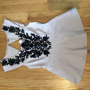 Free People péplum top NWT size xs